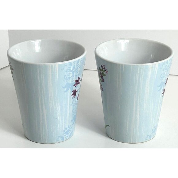 2 Corelle Coordinates Summer Meadow Coffee Mugs Set Of 2 Lavender Floral Design - Picture 5 of 11